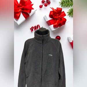 Women's Columbia Charcoal Full-Zip Fleece Jacket⭐️NWT⭐️